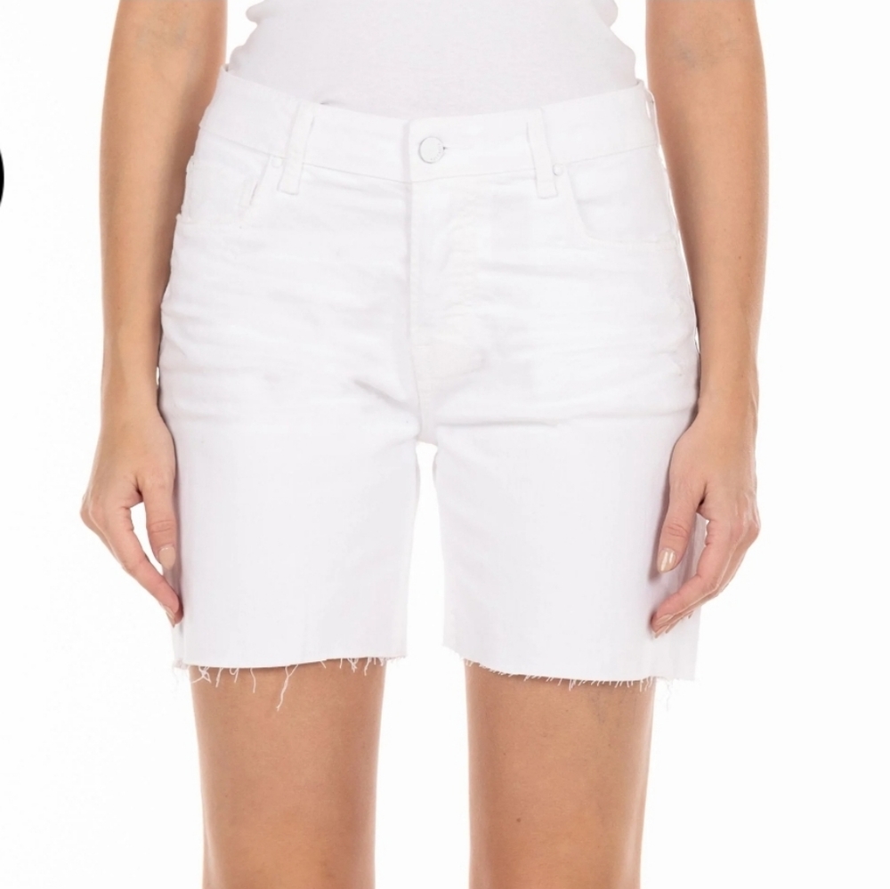 Fidelity Denim Jimi High Waist Cutoff Denim Shorts in Vintage White NWOT